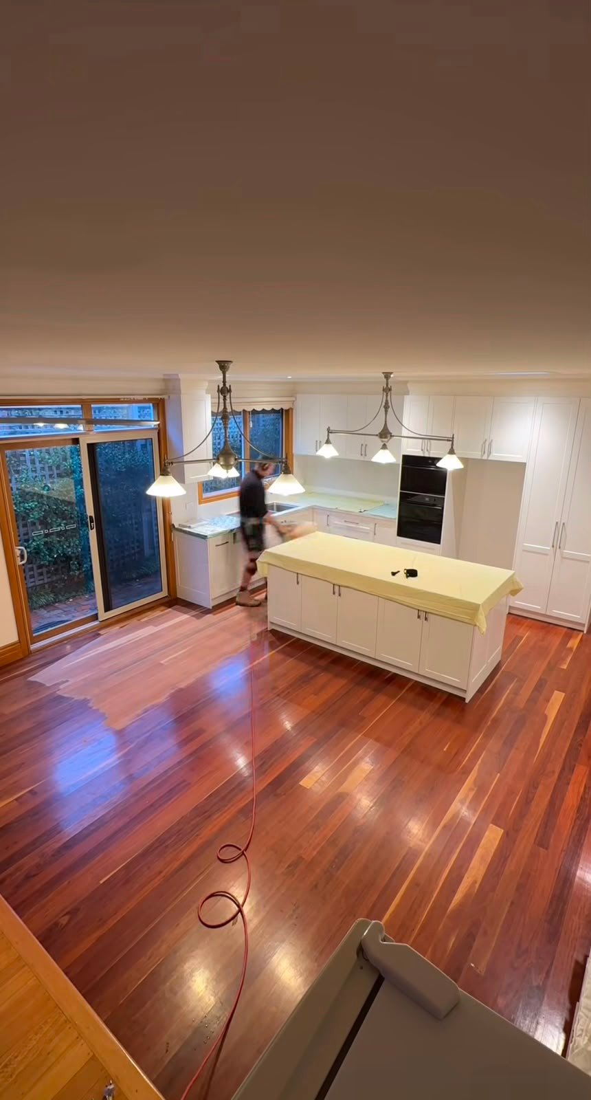 floor staining