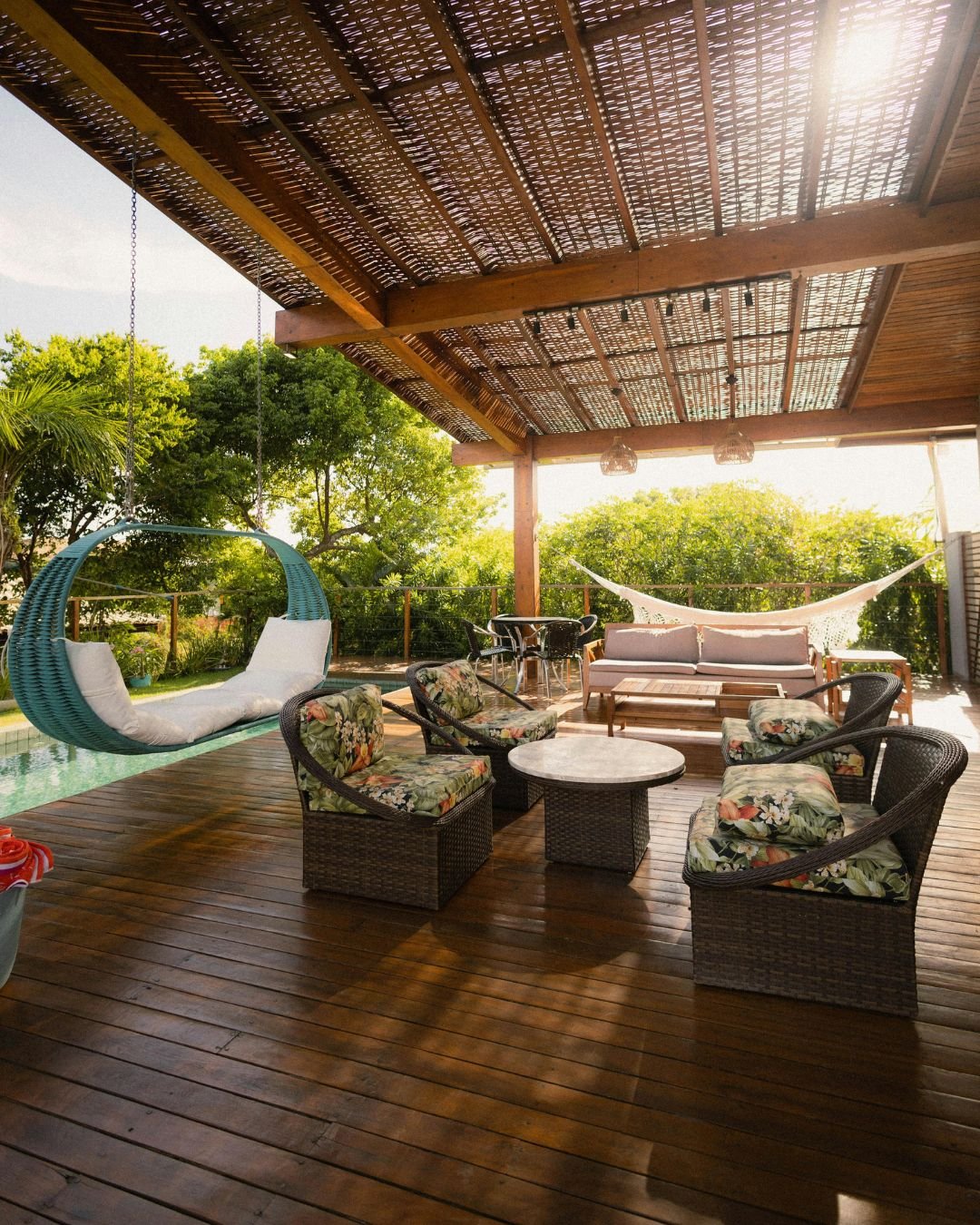 Wooden decking
