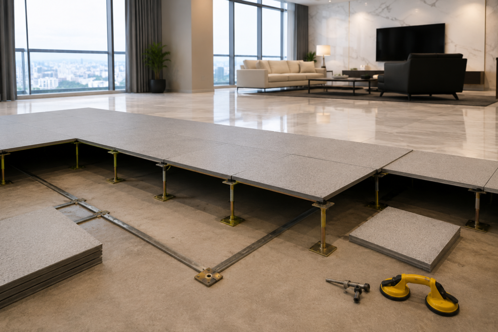 Raised floor